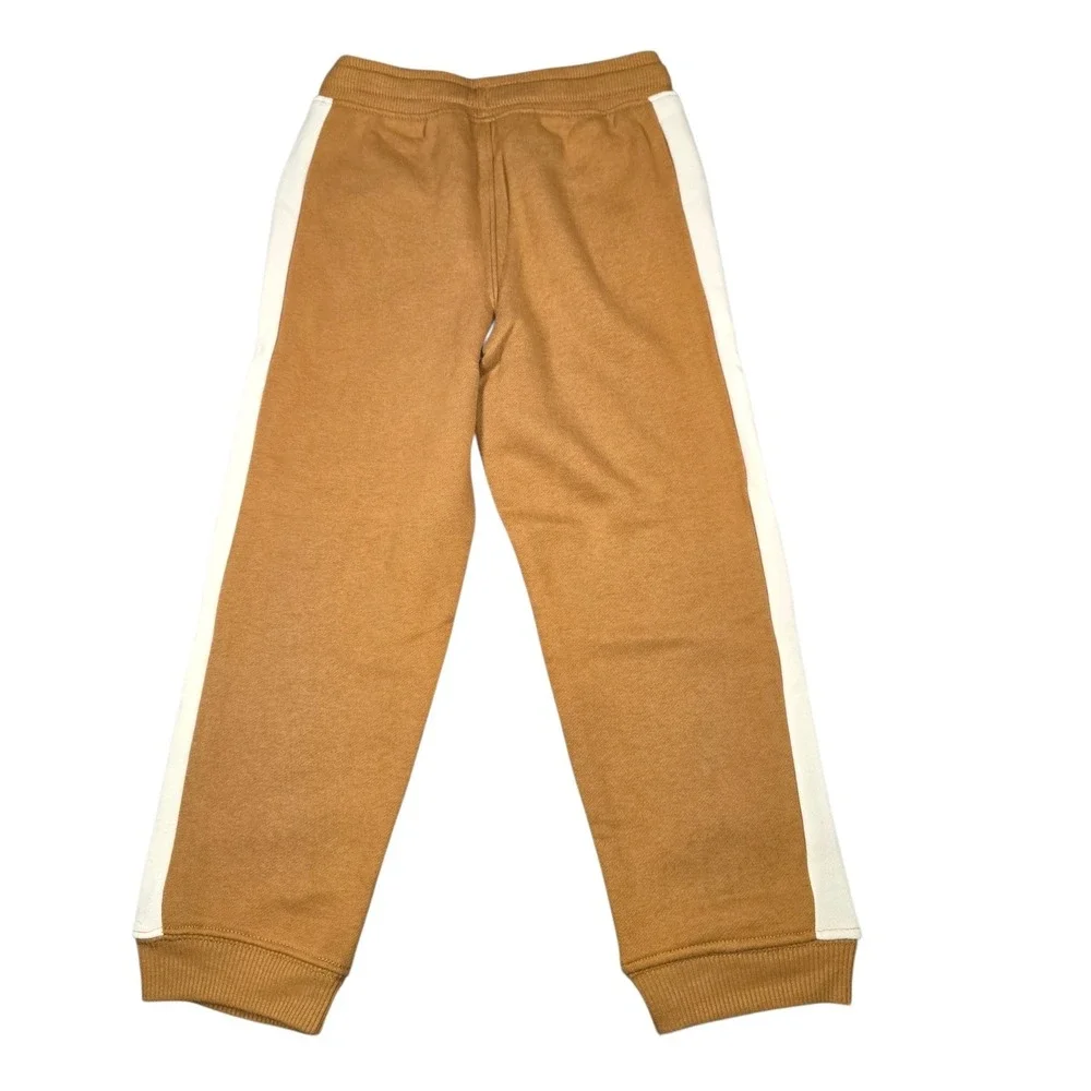 Wonder‎ Nation Boys Little Fleece Jogger Trailblazer Brown Stripe Pants Sz 6 NWT